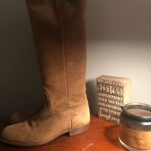Frye Suede Knee High Boots